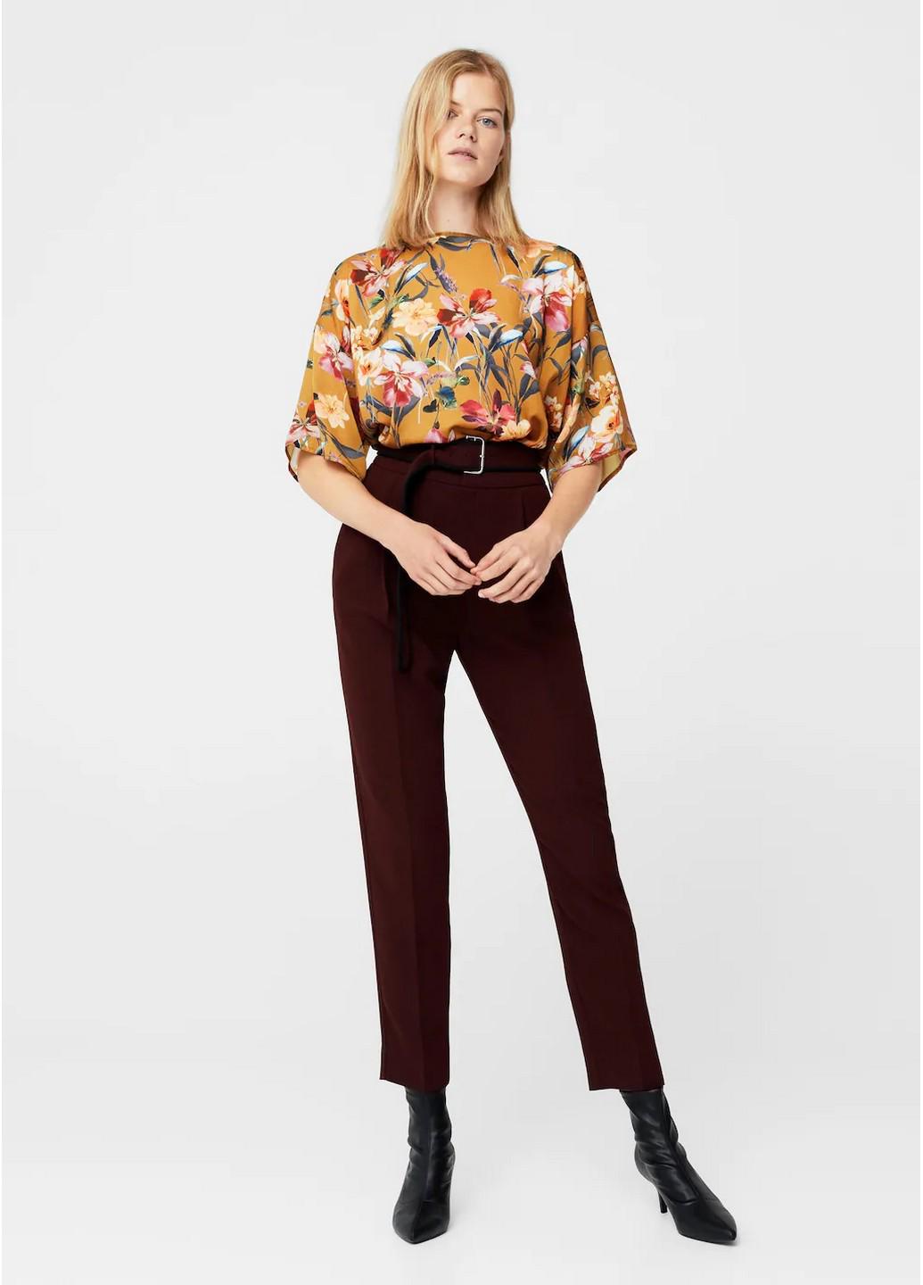 Блузка Mango XS Горчичный (2000001057681) - фото 3 Блузка Mango XS Горчичный (2000001057681) - фото 3