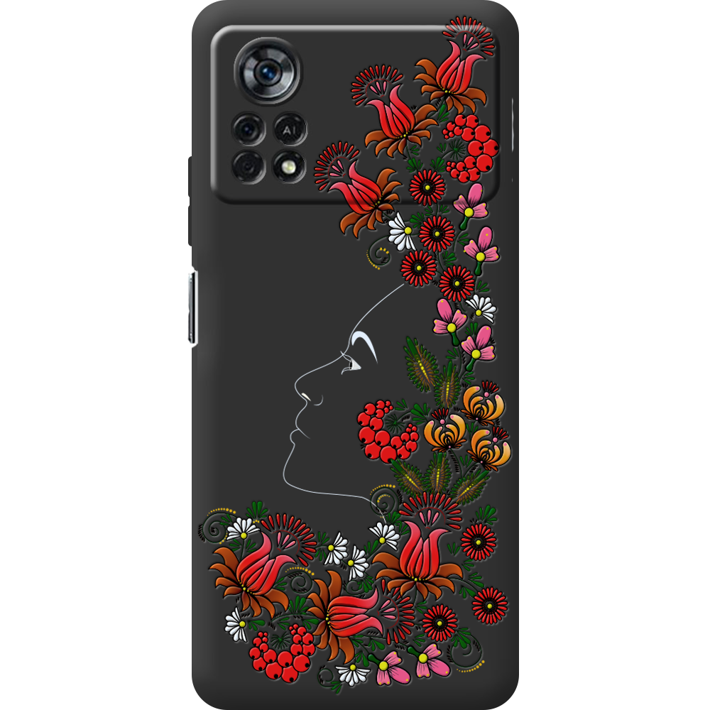 Чехол BoxFace Xiaomi Poco X4 Pro 5G 3D Ukrainian Muse Черный силикон (44305-bk64-44306)
