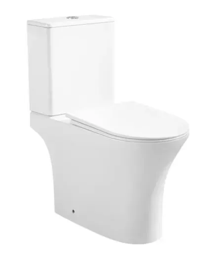 Унітаз підлоговий компакт Koller Pool STREAM Rimless 1857550199 з сидінням Soft-close Білий (154790)