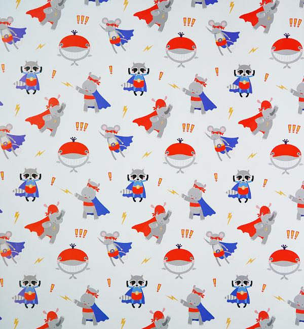 Подарочная бумага для упаковки Супер зверюшки 5 шт. (414995)