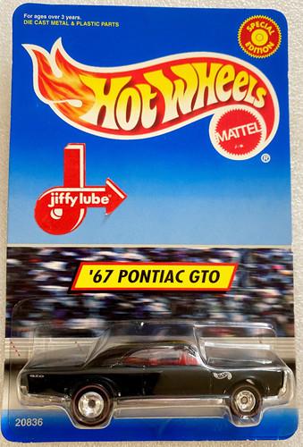 Іграшкова машинка Hot Wheels 67 Pontiac GTO 1999 Jiffy Lube Exclusive (20836) Іграшкова машинка Hot Wheels 67 Pontiac GTO 1999 Jiffy Lube Exclusive (20836)