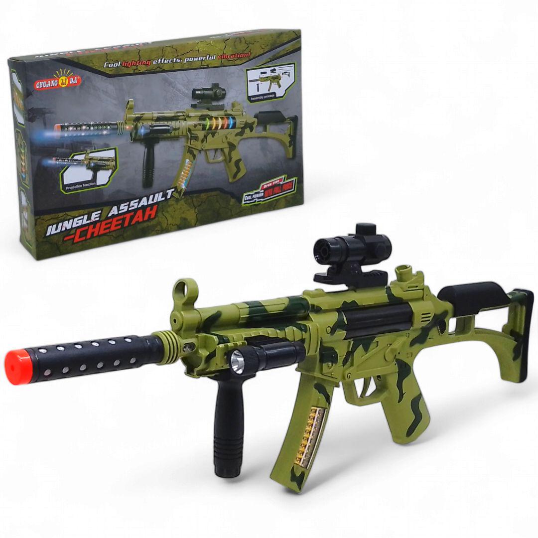 Автомат на батарейках Jungle Assault Cheetah свет/звук (252320)