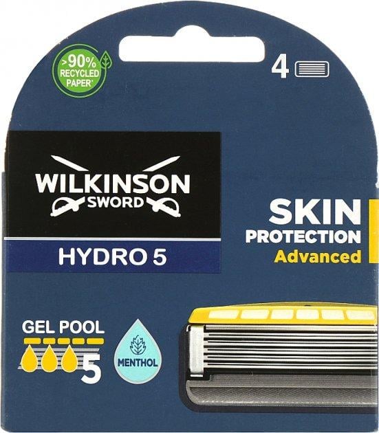 Картриджи для бритья Wilkinson Sword Hydro 5 SKIN protection Advansed 4 шт. (13550816) - фото 1