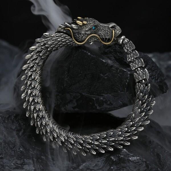 Браслет M00288-1 Дракон з міді S 18 см - фото 10 Браслет M00288-1 Дракон з міді S 18 см - фото 10