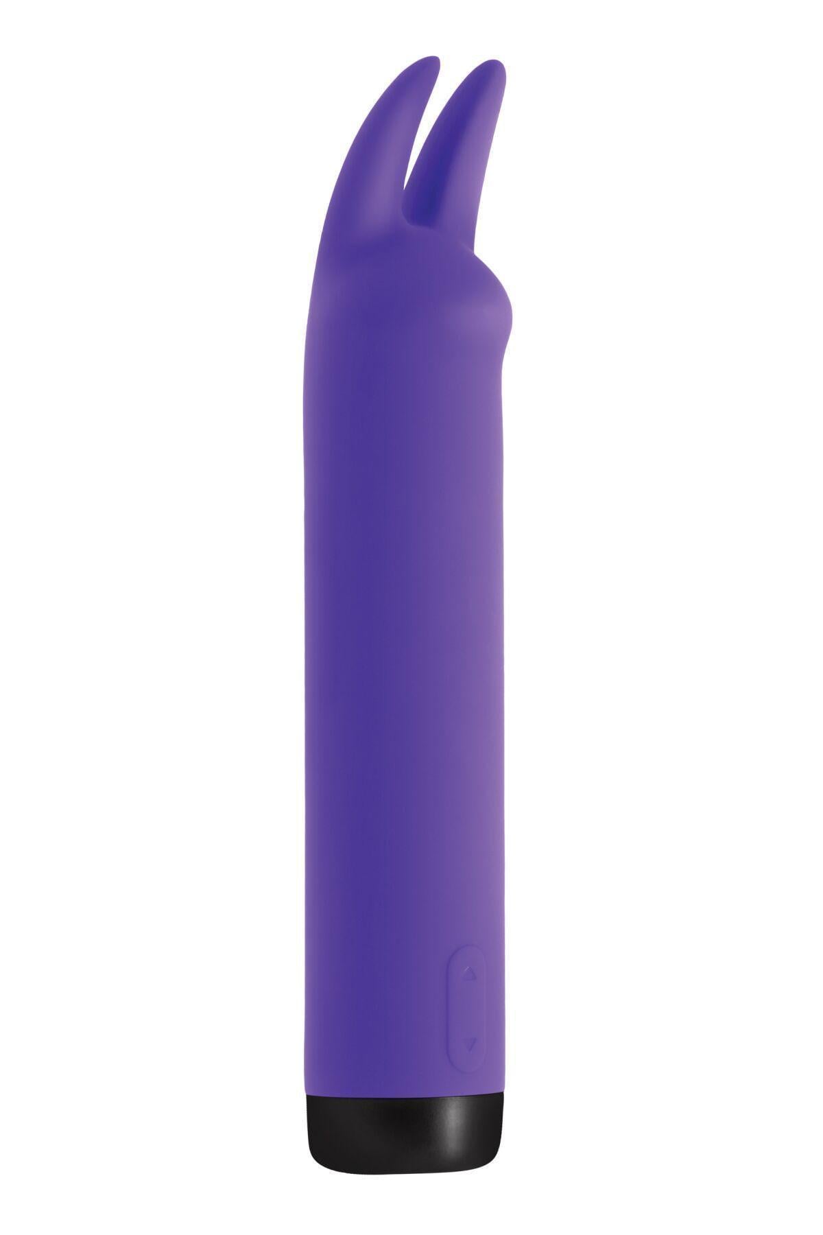 Вибратор S Pleasures Bullets Amethyst с двумя отростками/10 режимов ⌀ 2,8 см Фиолетовый (SX1604)