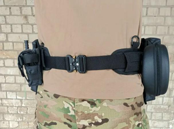 Розвантажувальний пояс РПС із кріпленням MOLLE Чорний - фото 4