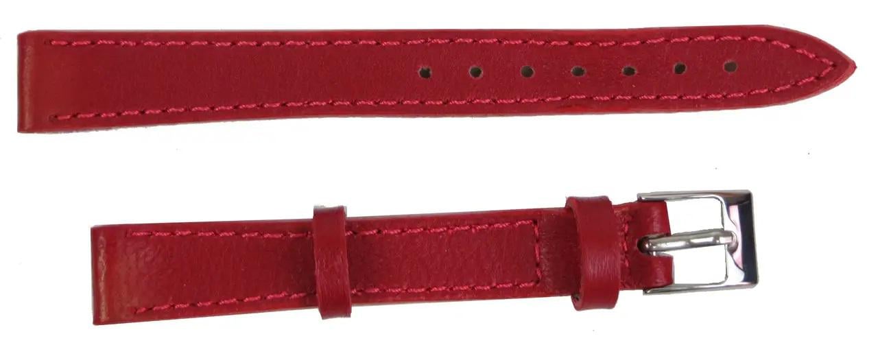 Ремінь для годинника Mykhail Ikhtyar 18 мм Червоний (S14-024S cherry)
