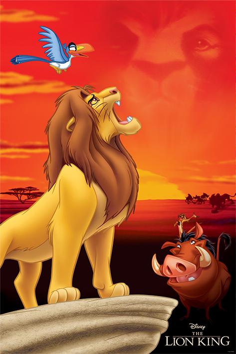 Постер плакат Король Лев Гордий Король/The Lion King King of Pride Rock 61x91,5 см