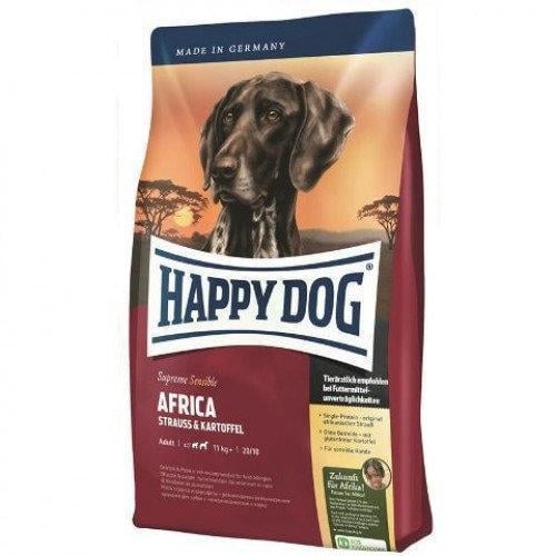 Корм Happy Dog Sensible Africa для взрослых собак с мясом страуса и картофельными хлопьям 1 кг (3545)