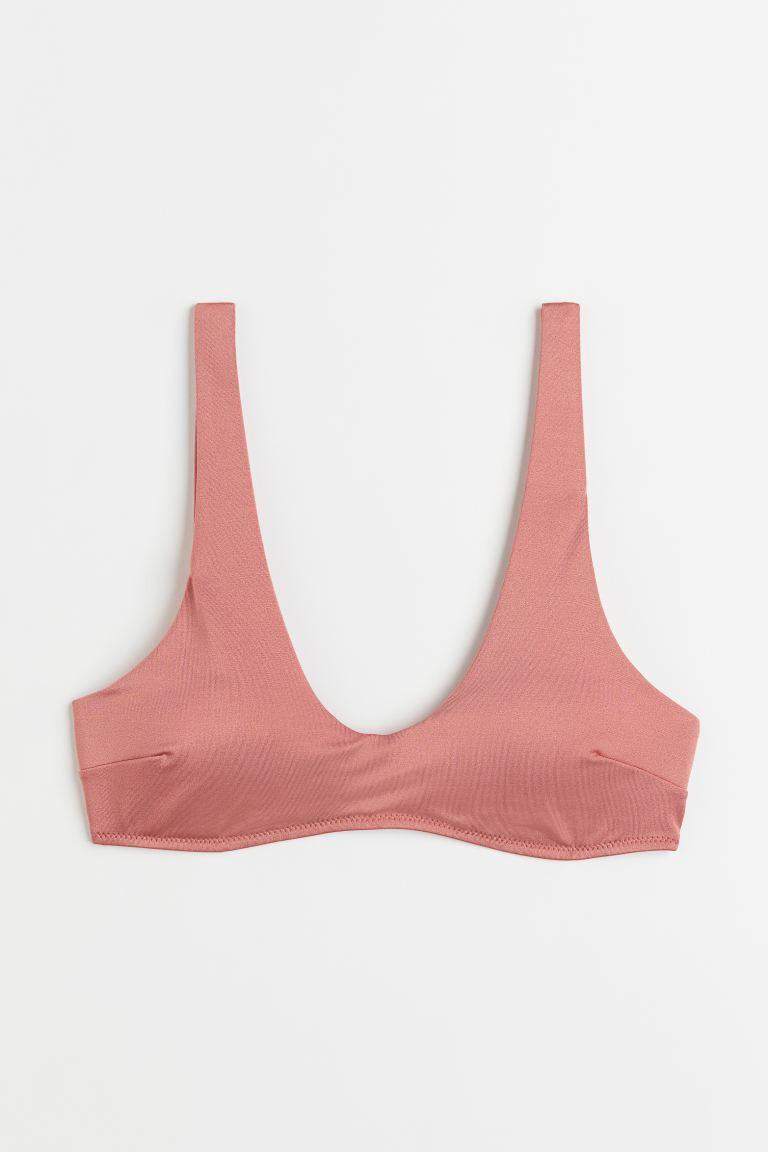 Купальный бюст H&M 1043122 р. 42 Терракотовый