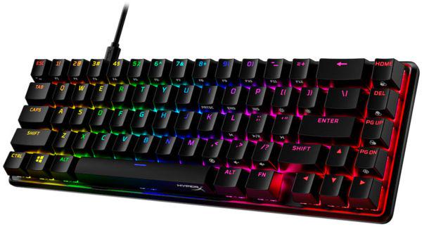 Клавиатура HyperX Alloy Origins 65 Red USB EN/UA RGB Black (4P5D6AA)