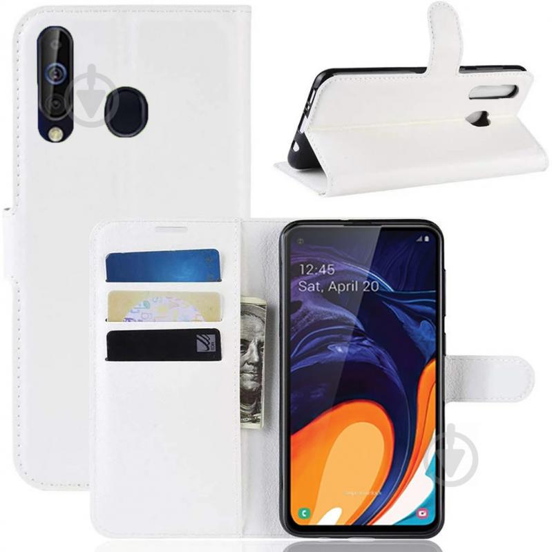 Чохол-книжка Litchie Wallet Samsung A606 Galaxy A60 White (hub_jZZf94606) - фото 2