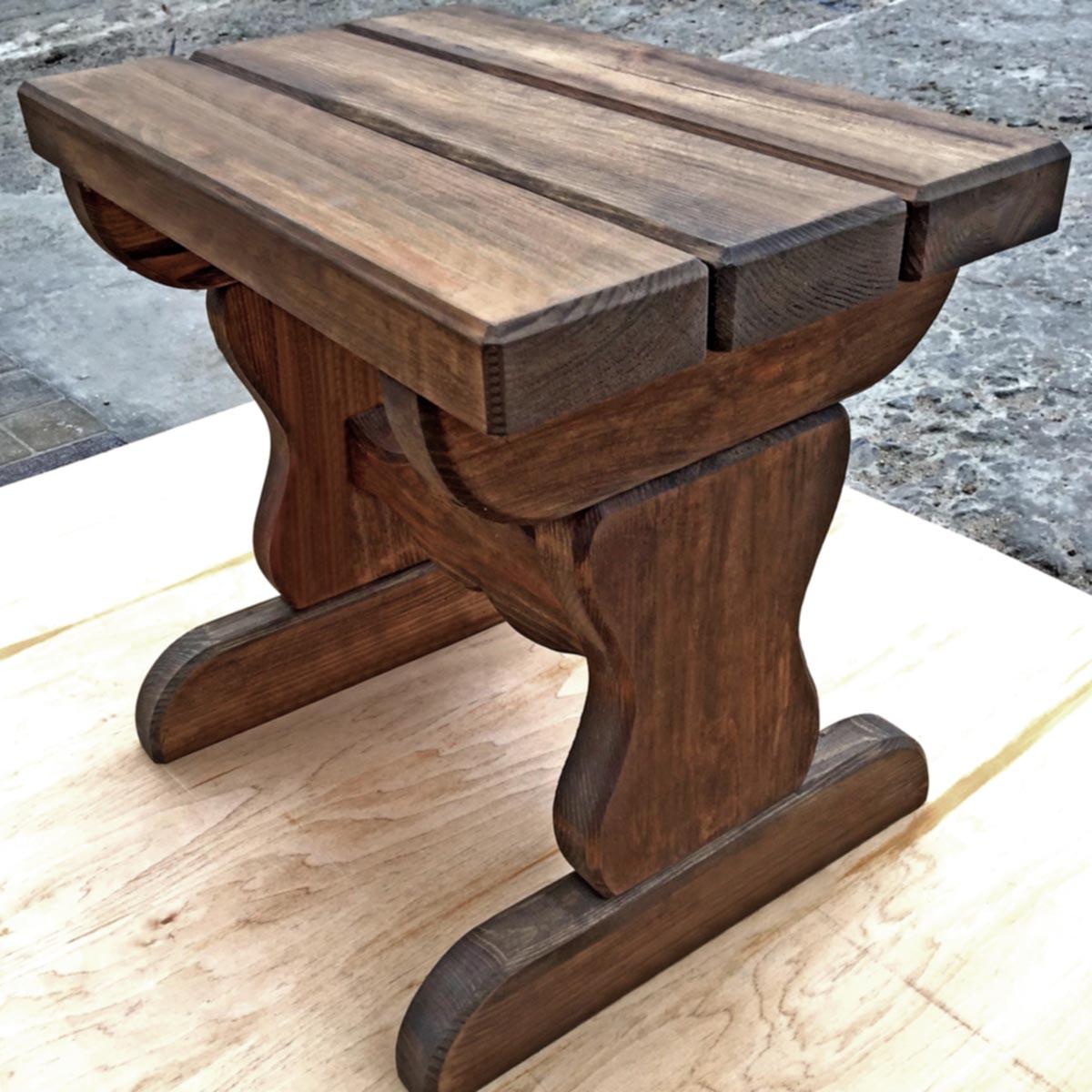 Табурет из дерева Черемош 37 Капучино (ТАБ-370509)