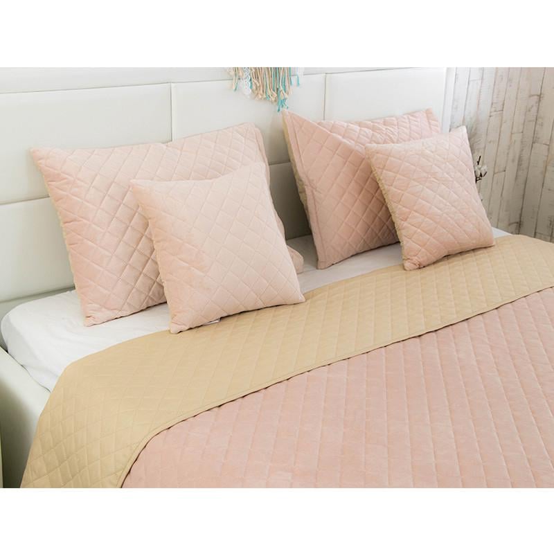 Покривало двостороннє Руно велюр 150x220 см М'ятний (28092598) - фото 4 Покривало двостороннє Руно велюр 150x220 см М'ятний (28092598) - фото 4