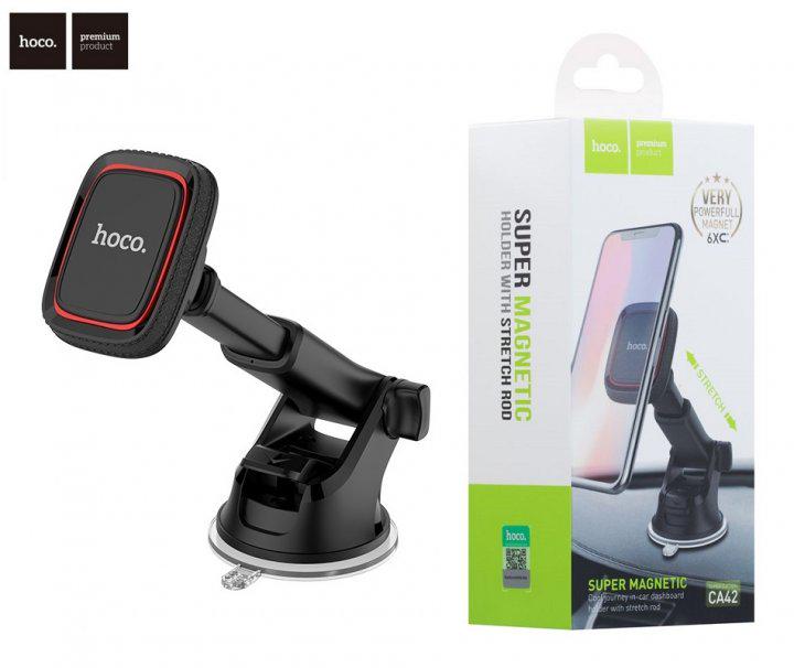 Автотримач Hoco CA42 Car Mount Holder Black - фото 4