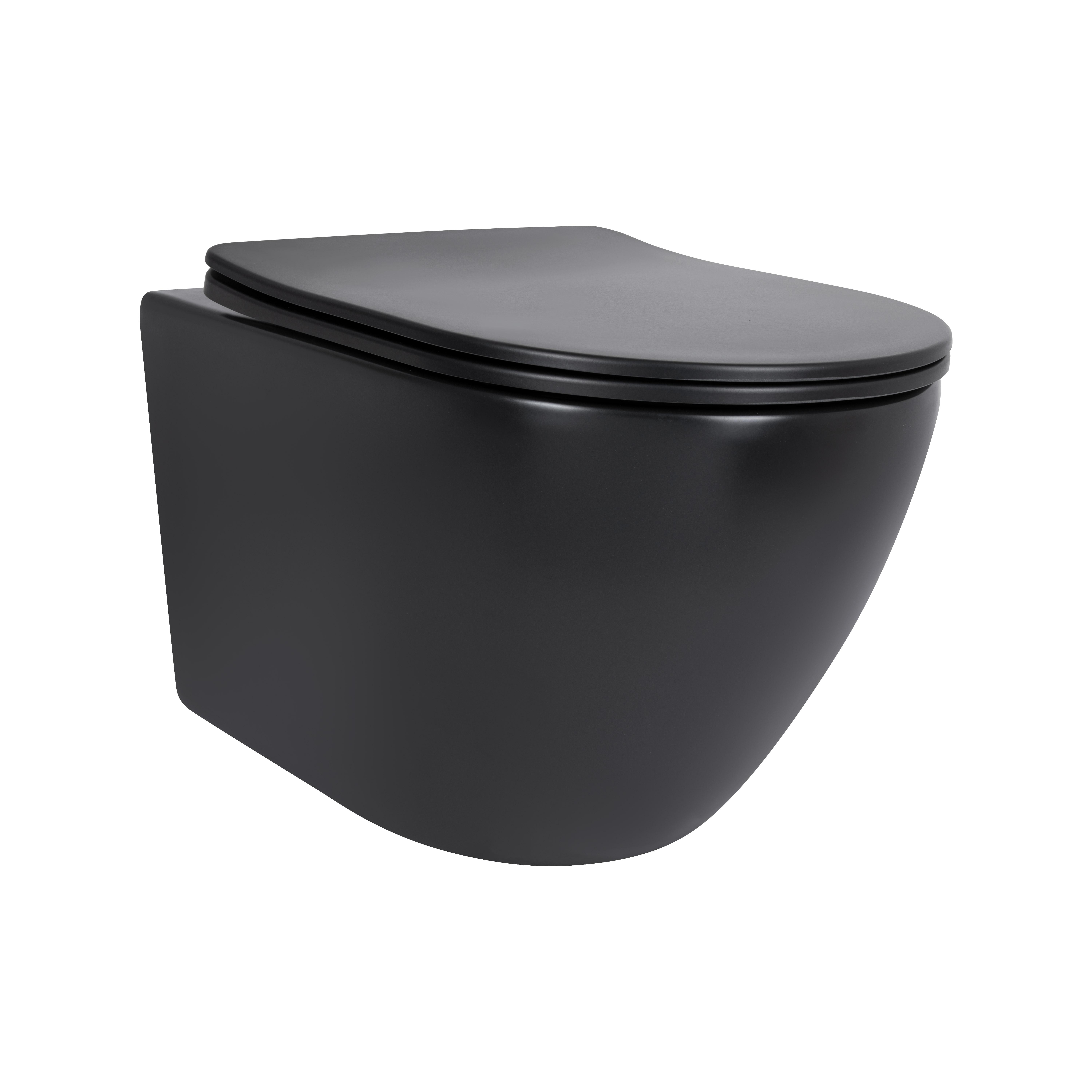 Унитаз подвесной Q-tap Robin QT13332381АSMB безобедочный с сиденьем с микролифтом (240670) - фото 4 Унитаз подвесной Q-tap Robin QT13332381АSMB безобедочный с сиденьем с микролифтом (240670) - фото 4