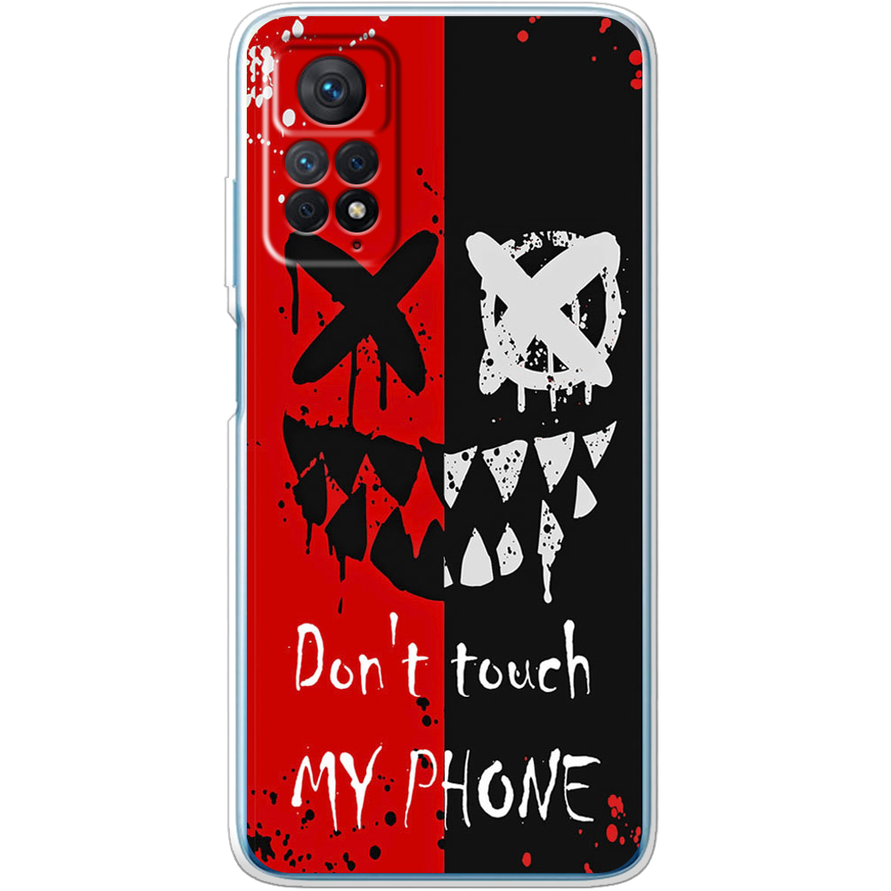Чехол BoxFace Xiaomi Redmi Note 11 Pro Bad Smile Прозрачный силикон (44185-up2468-44185)