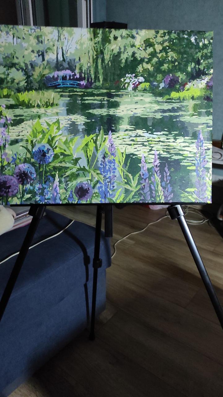 Картина по номерам Сад Моне в Живерне Ira Volkova 40х50 см (КНО2838) - фото 4 Картина по номерам Сад Моне в Живерне Ira Volkova 40х50 см (КНО2838) - фото 4