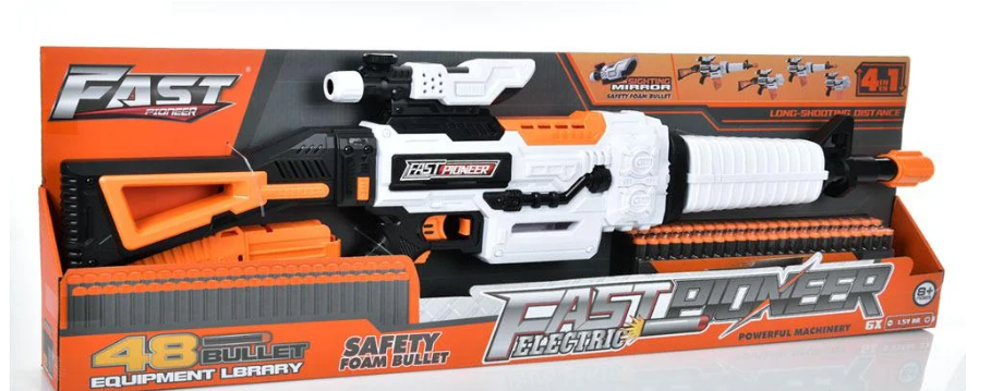 Автомат игрушечный мягкие пули/прицел (BIG536) Автомат игрушечный мягкие пули/прицел (BIG536)