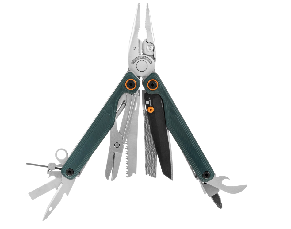 Мультитул CPM MagnaCut Leatherman Wave Alpha Cascadia 16 инструментов Зеленый (833401)