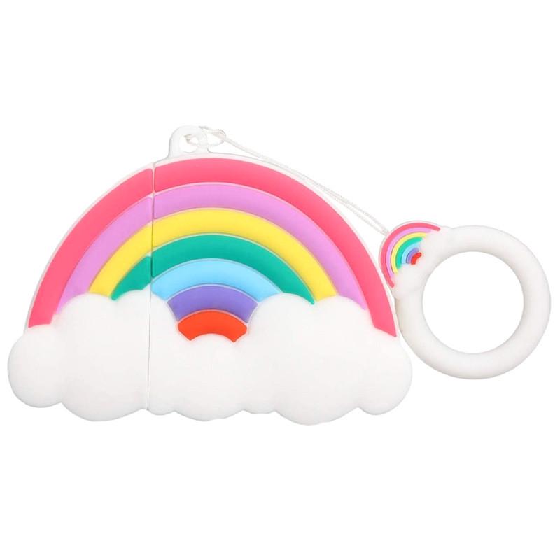 Футляр для наушников противоударный Fairy Tale Rainbow AirPods 1/2 силиконовый (00000031930_2)
