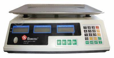 Ваги торговельні електронні Domotec MS-228 50 кг (258654) - фото 2