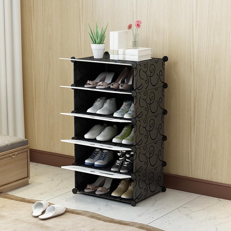 Шкаф для обуви пластиковый на 5 ярусов 37х37х90 см (500433) - фото 3 Шкаф для обуви пластиковый на 5 ярусов 37х37х90 см (500433) - фото 3