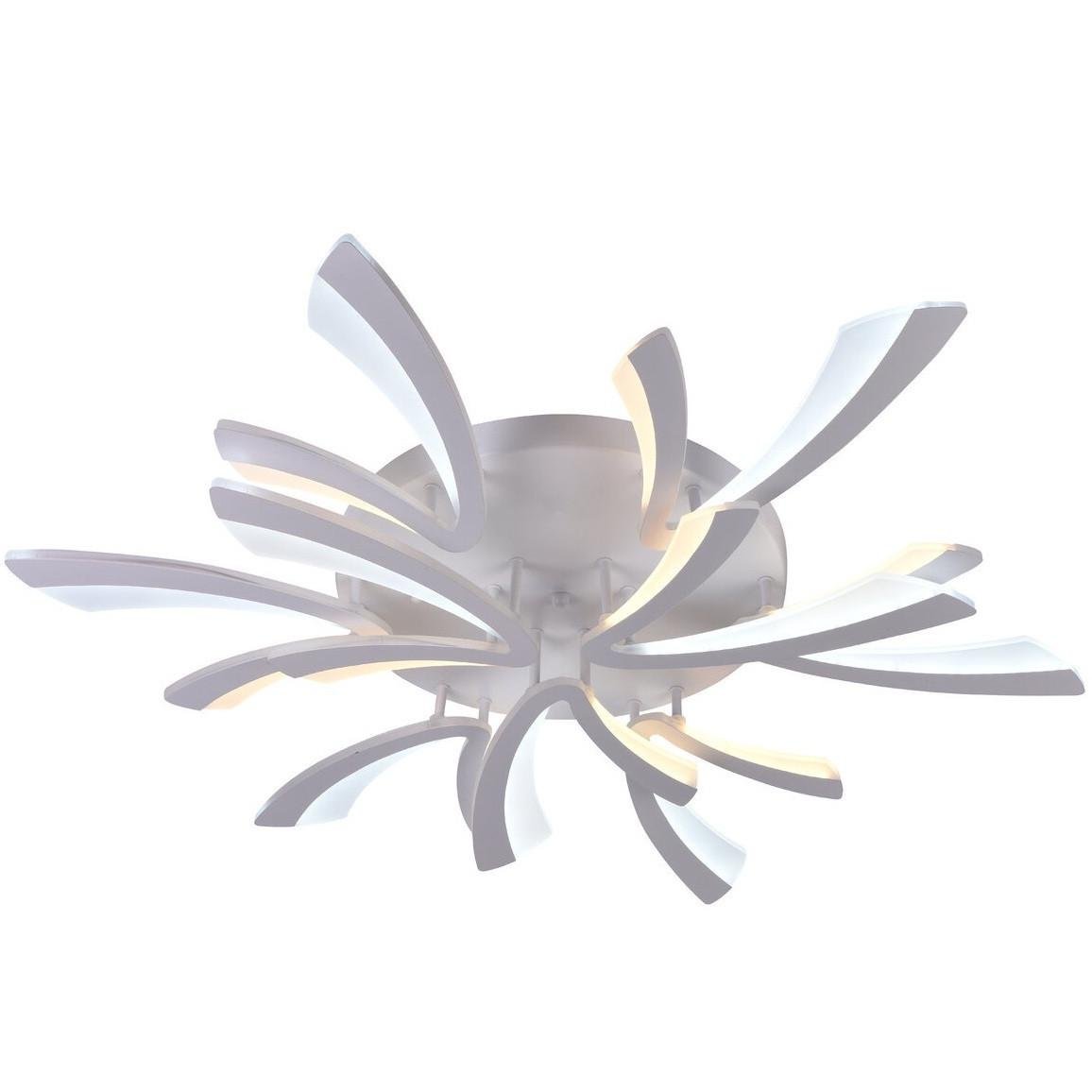 Люстра светодиодная Sirius 92W 3000-6500К Белый (6042-9 WT 92W)