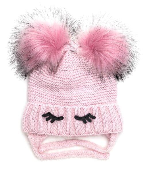 Шапка детская для девочек Амина D930 флис 46-50 см Бежевый - фото 4 Шапка детская для девочек Амина D930 флис 46-50 см Бежевый - фото 4