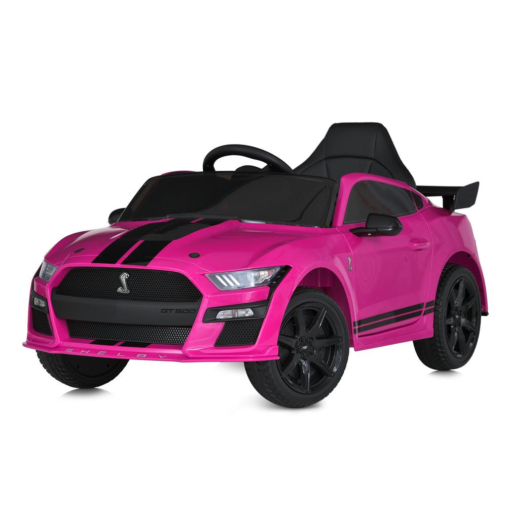 Дитячий електромобіль Bambi Ford Mustang Shelby GT500 M 5778EBLR Рожевий (752998108)