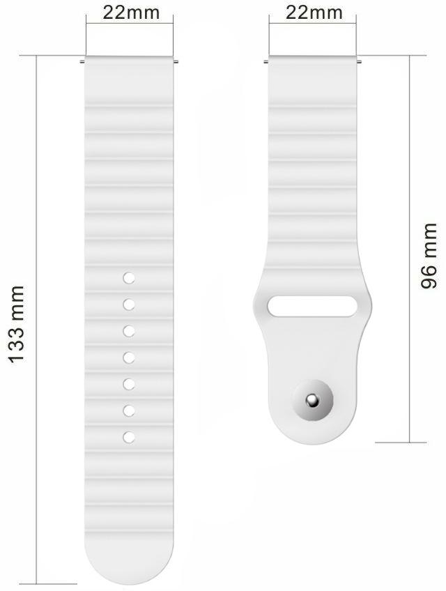 Ремешок Wave для Huawei Watch GT/GT2 White (16601) - фото 4 Ремешок Wave для Huawei Watch GT/GT2 White (16601) - фото 4