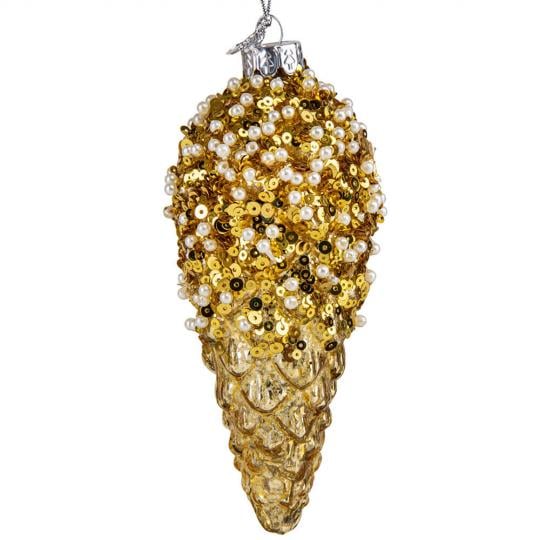 Елочная игрушка Рожок 16 см (6017-113)