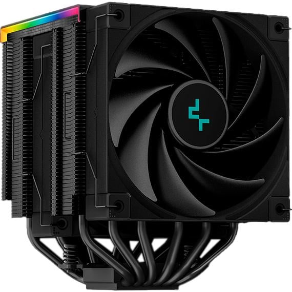 Кулер для процессора DeepCool AK620 Digital 120 мм 260 Вт с дисплеем ARGB Black (R-AK620-BKADMN-G)