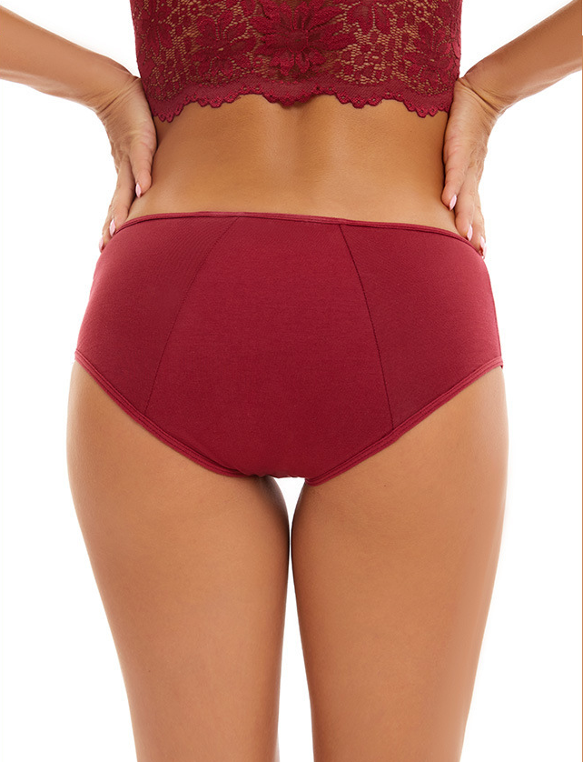 Труси сліпи для місячних від протікань 3XL Бордовий - фото 5