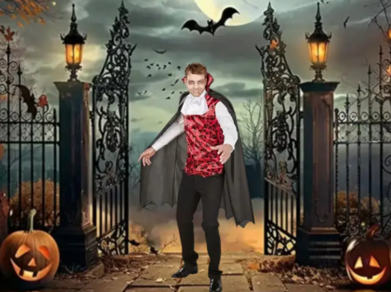 Костюм на Хэллоуин мужской Вампир XL Разноцветный (680103-XL) - фото 3