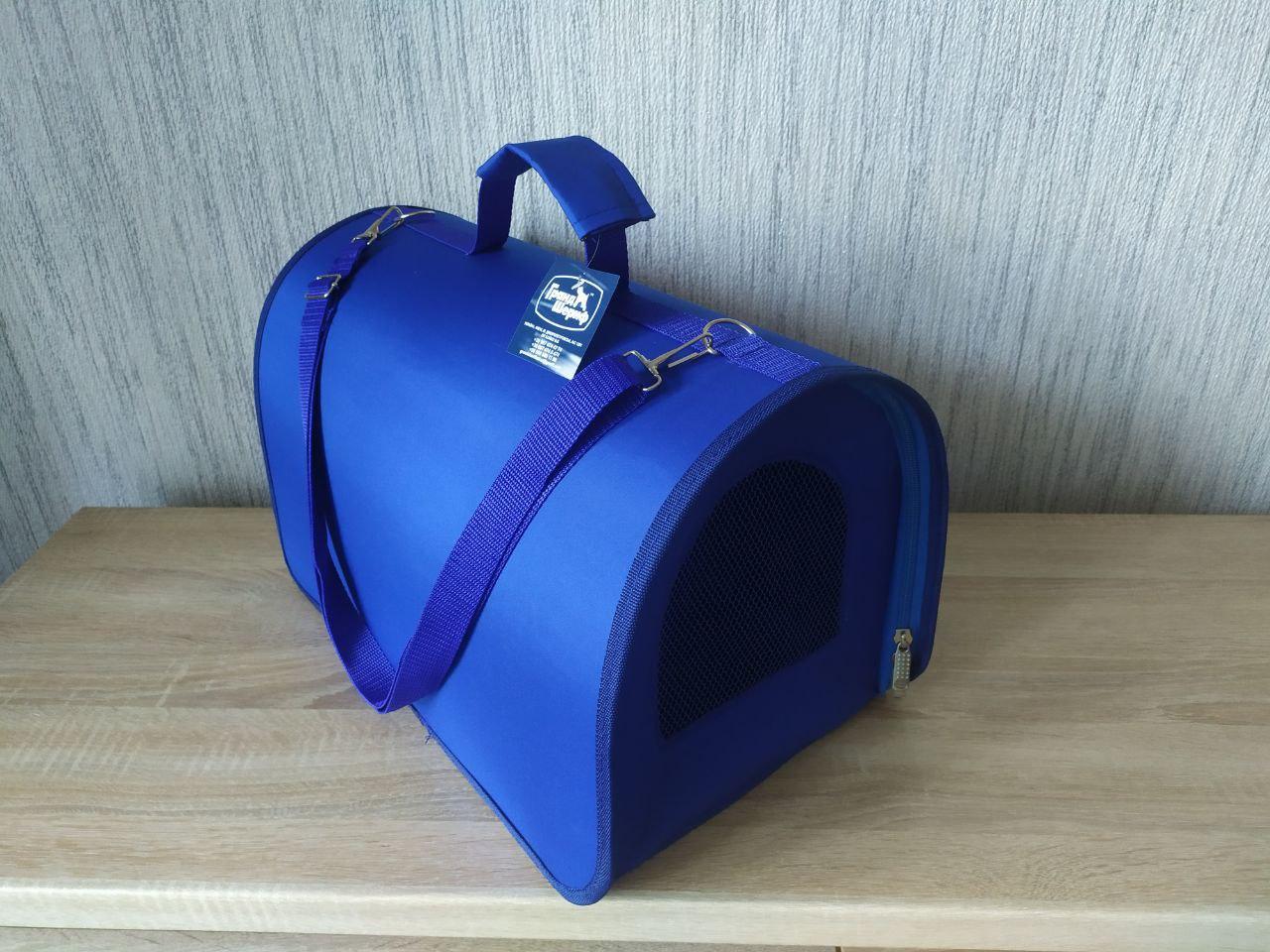 Сумка-переноска тунель р. 3 з матрациком 40,5х26х30,5 см Синій - фото 3 Сумка-переноска тунель р. 3 з матрациком 40,5х26х30,5 см Синій - фото 3