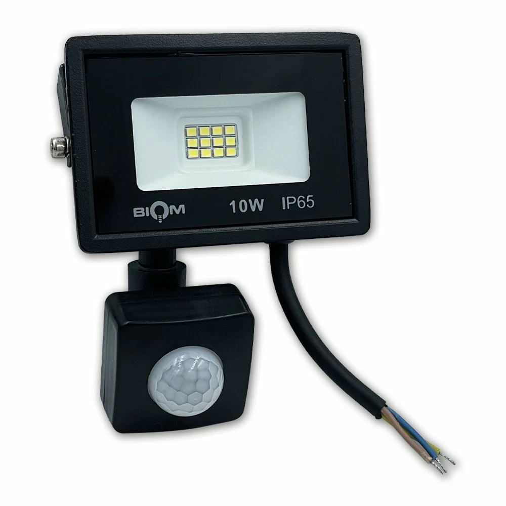 Прожектор cвітлодіодний Biom 10W S6-SMD-10-Slim+Sensor 6200К 220V IP65 (2433670593) - фото 2 Прожектор cвітлодіодний Biom 10W S6-SMD-10-Slim+Sensor 6200К 220V IP65 (2433670593) - фото 2