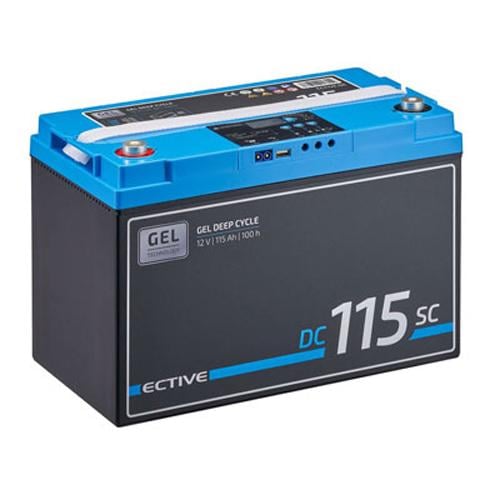 Аккумулятор гелевый ECTIVE DC 115SC GEL 12 В 115 А/ч с ШИМ-зарядным устройством - фото 2