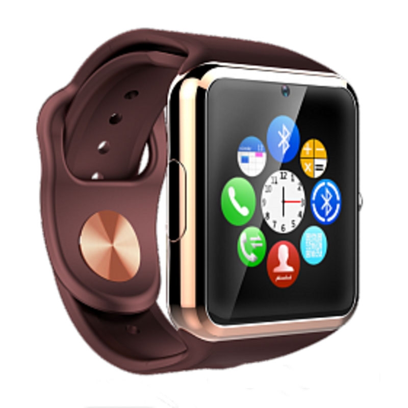 Смарт-годинник Smart Watch A1 Bluetooth з слотом під sim-карту 400 mAh Gold (tf4618) - фото 4