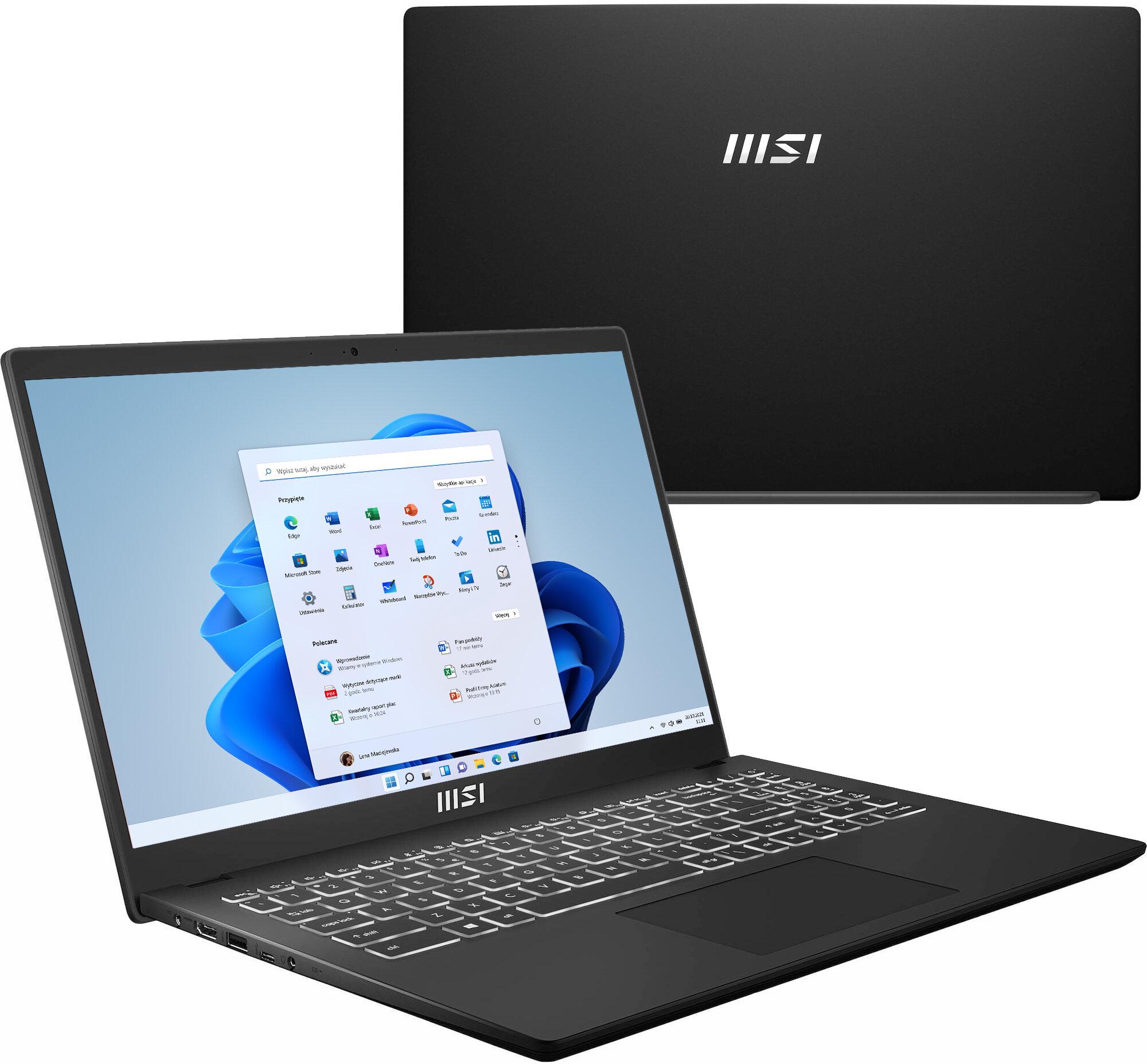 Ноутбук MSI Modern B12M-018PL 15,6" IPS i7-1255U 16 Gb RAM 512 Gb SSD Windows 11 Home (B12M-018PL) - фото 12