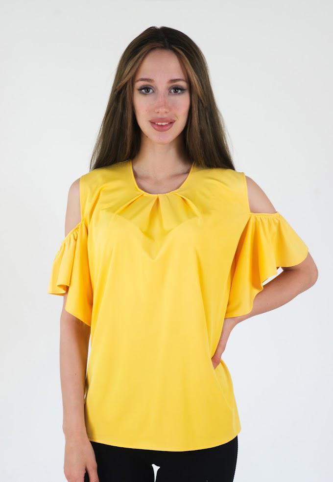 Блузка женская Podium Angela 21332-YELLOW L Желтый