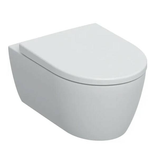 Унітаз підвісний Geberit iCon 501.664.00.1 Rimfree з кришкою дюропласт