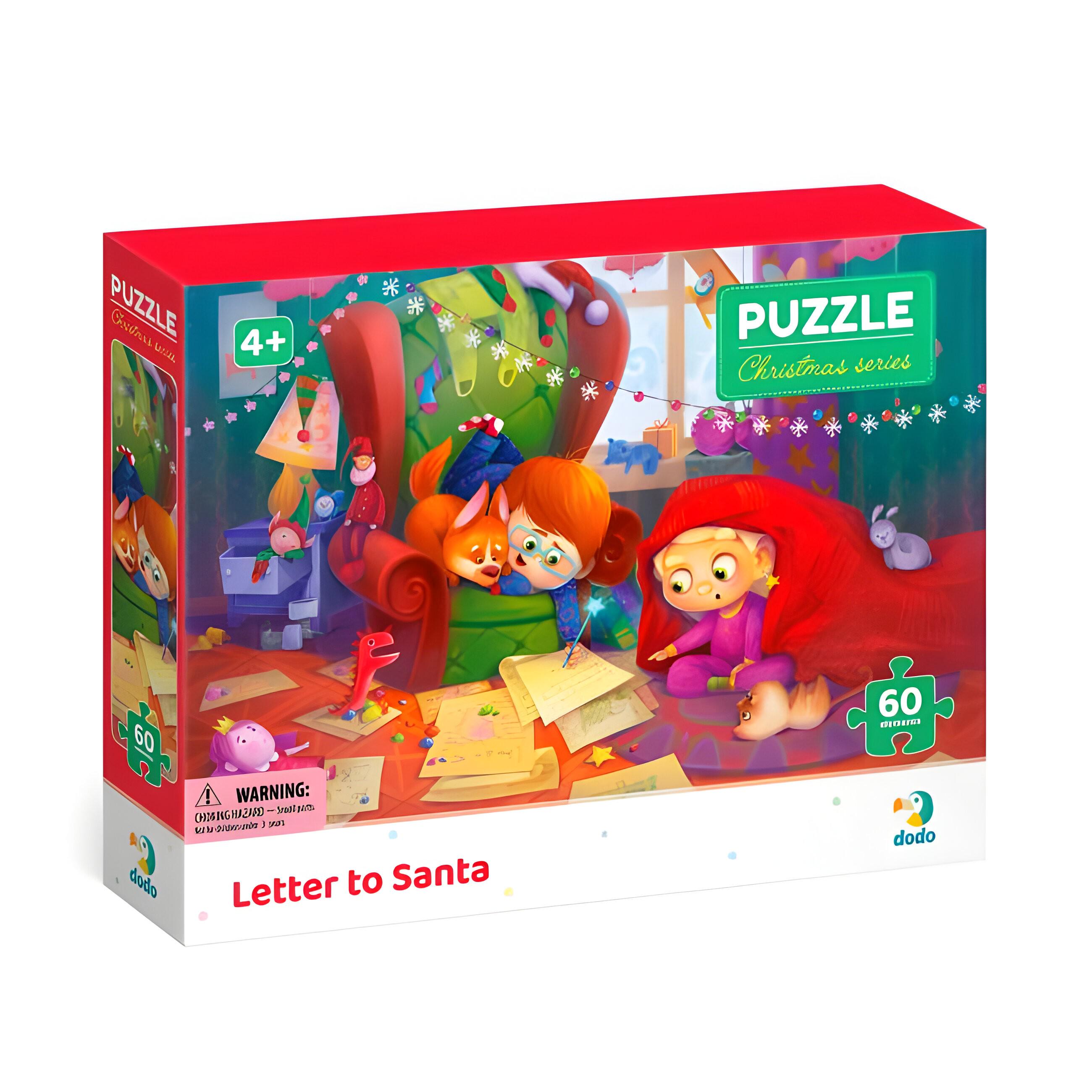 Пазл новорічний Dodo 300574 Лист до Санти 60 дет. (30600520)