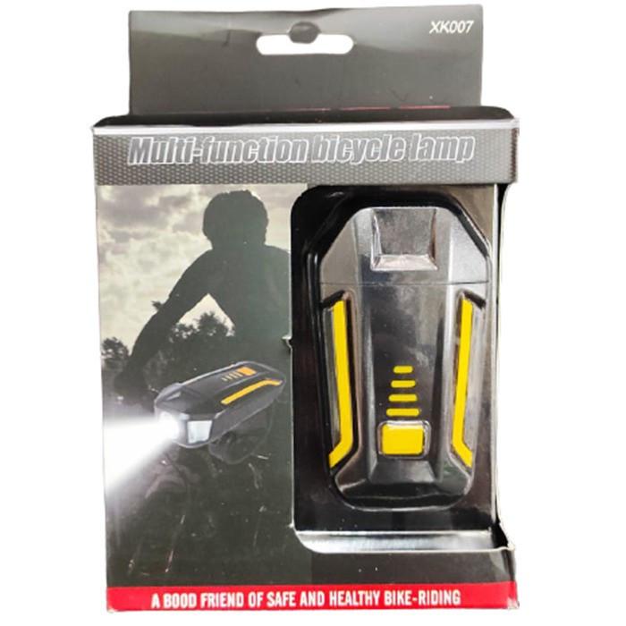 Фонарь велосипедный UKC XK-007 с сигналом (3-6-48515)