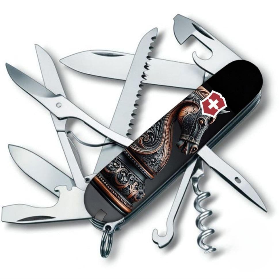 Нож складной Victorinox Huntsman Zodiac 9,1 см Черный (32202083)