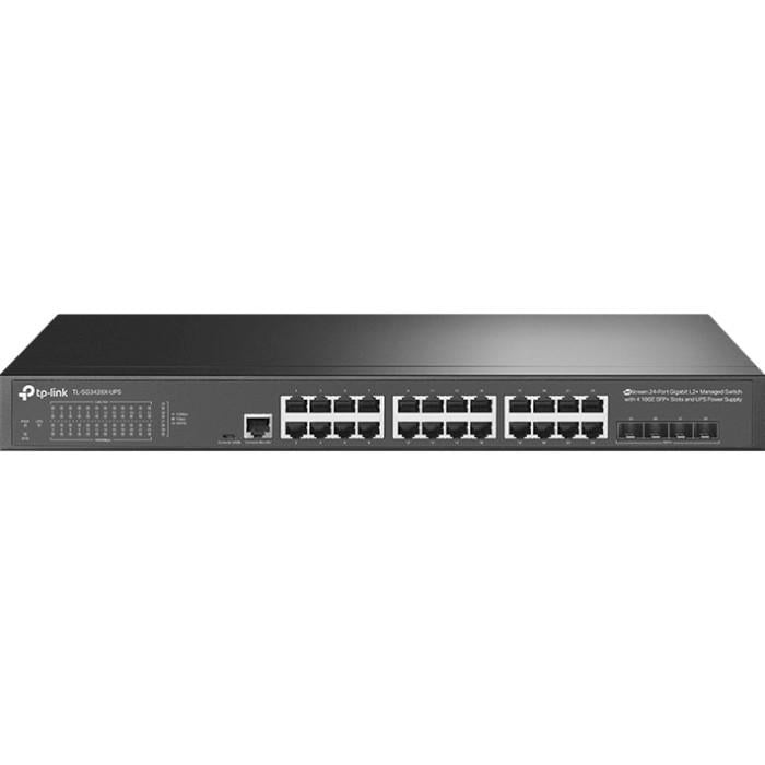 Коммутатор TP-Link JetStream TL-SG3428X-UPS управляемый L2+ 24-портовый гигабитный (598658) - фото 2