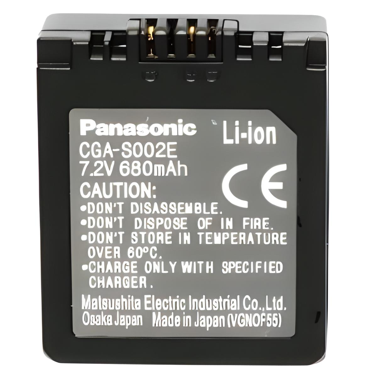 Аккумулятор CGA-S002E с CGA-S002 DMW-BM7 CGR-S002 для камер Panasonic