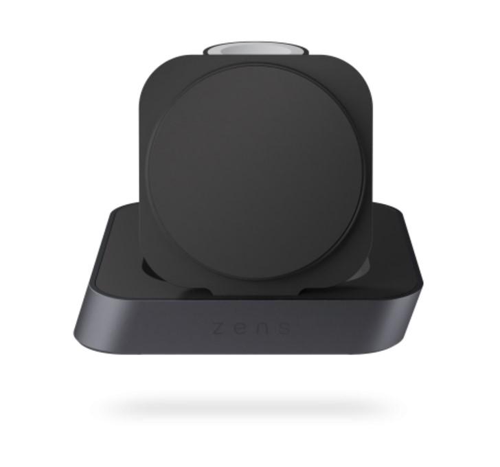 Зарядное устройство беспроводное Zens Qi2 Magsafe 2в1 20W Nightstand Charger Pro 2 Wireless для Apple Iphone и App Black (2290591707)