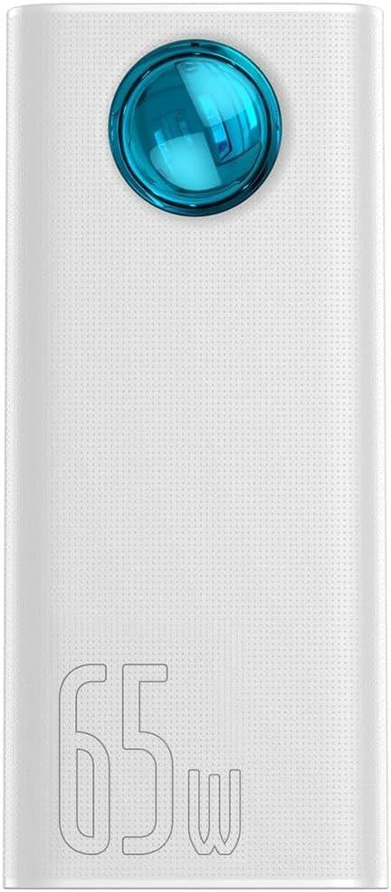 Повербанк BASEUS Amblight Digital Display Quick Charge 65W 30000 mAh White (000553)