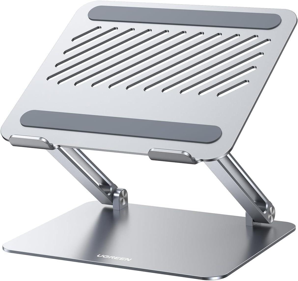 Підставка для ноутбуку UGREEN металева складана алюмінієва до 17.3'' Сірий (90772) - фото 9